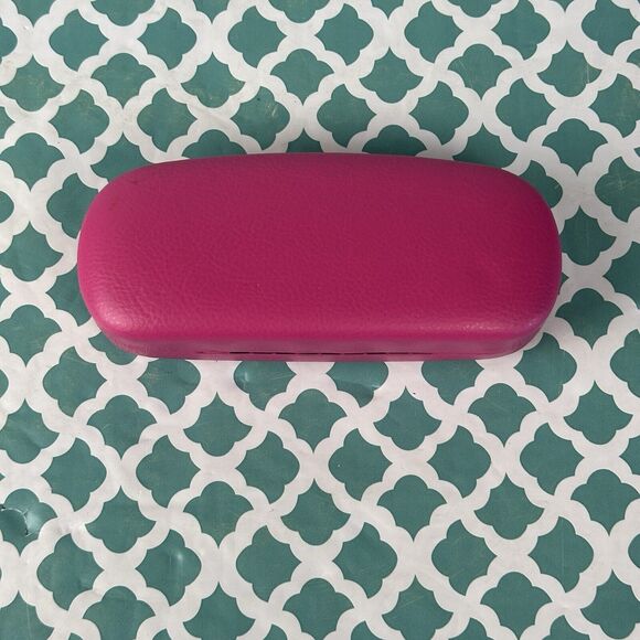 Juicy Couture Hard Sunglasses Case Clamshell Eyeglass Case Hot Pink Designer - Picture 3 of 7